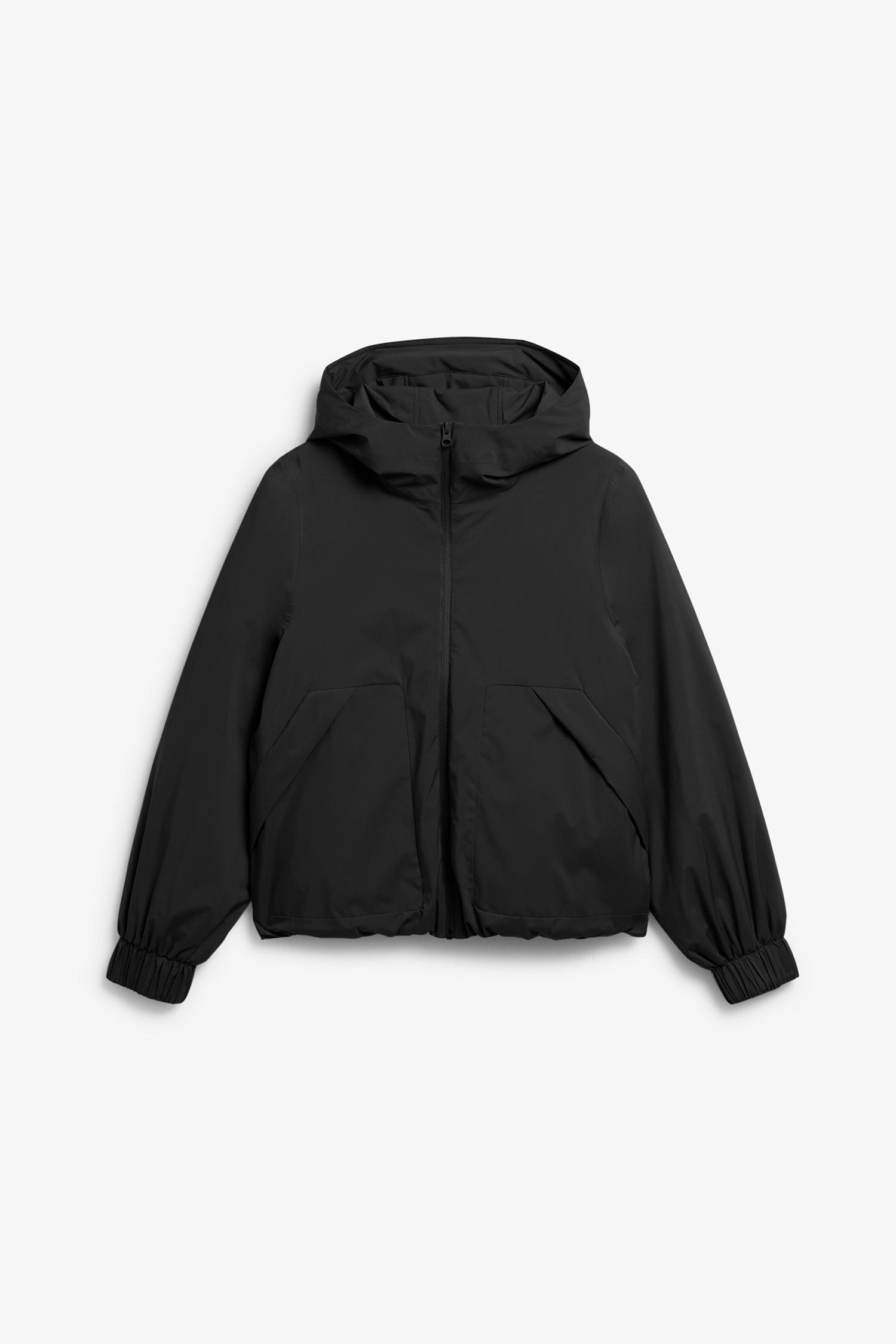 Elvine Disa Black Damen Wasserdichte Jacke Kapuze schwarz